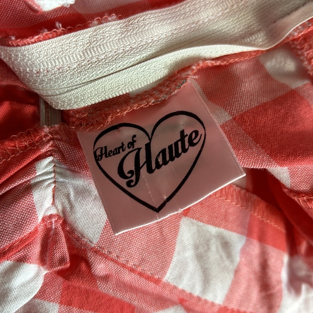 Pink Gingham Midi Dress with Tie Straps - Picture 10 of 16